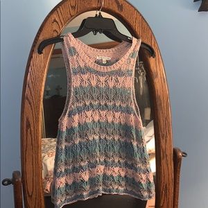 American Eagle Crochet Tank
